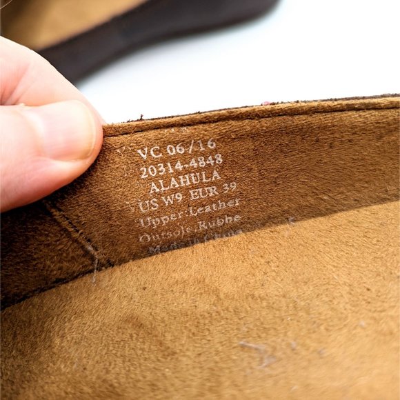 Olukai Alahula Women's 9 (39) Brown Leather Ballet Flats Comfort Shoes Slip On - Picture 5 of 6